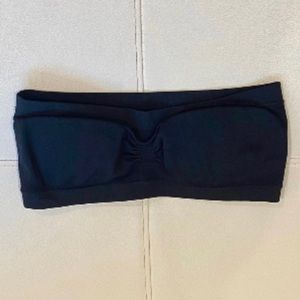 34B black S/M bandeau bra tube top